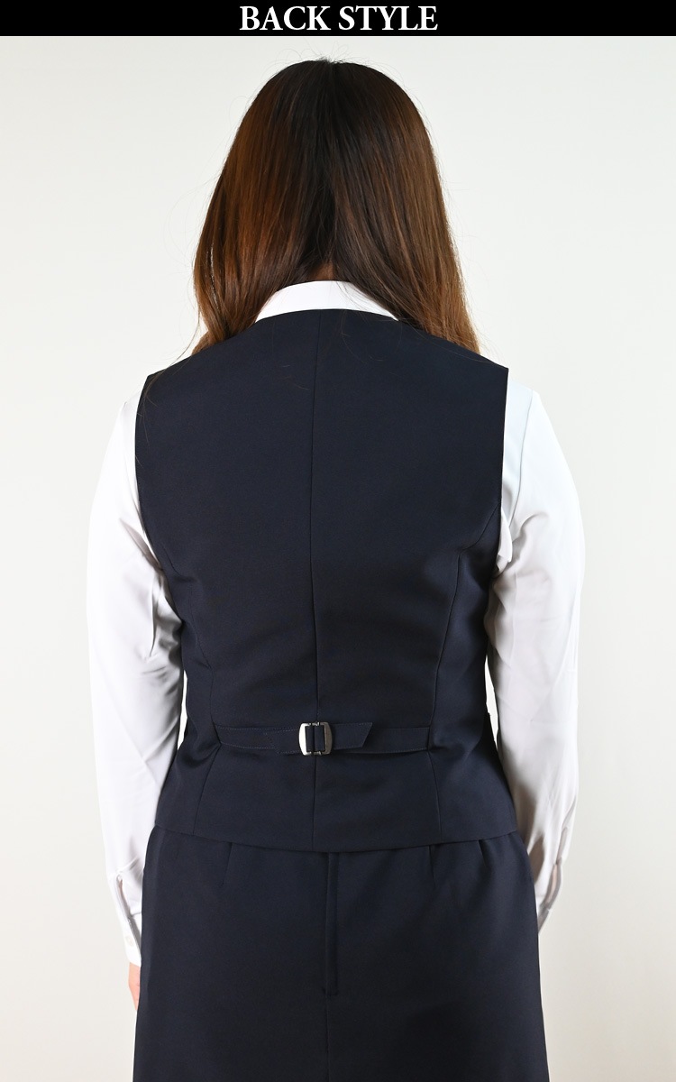 UNILADY ベスト ラップキュロットセット 17号 19号 YU500 YU700 大きいサイズ ロングセラー 家庭用洗濯機可 無地 オールシーズン シンプル 制服 事務服 レディース オフィス ユニレディ ヤギコーポレーション
