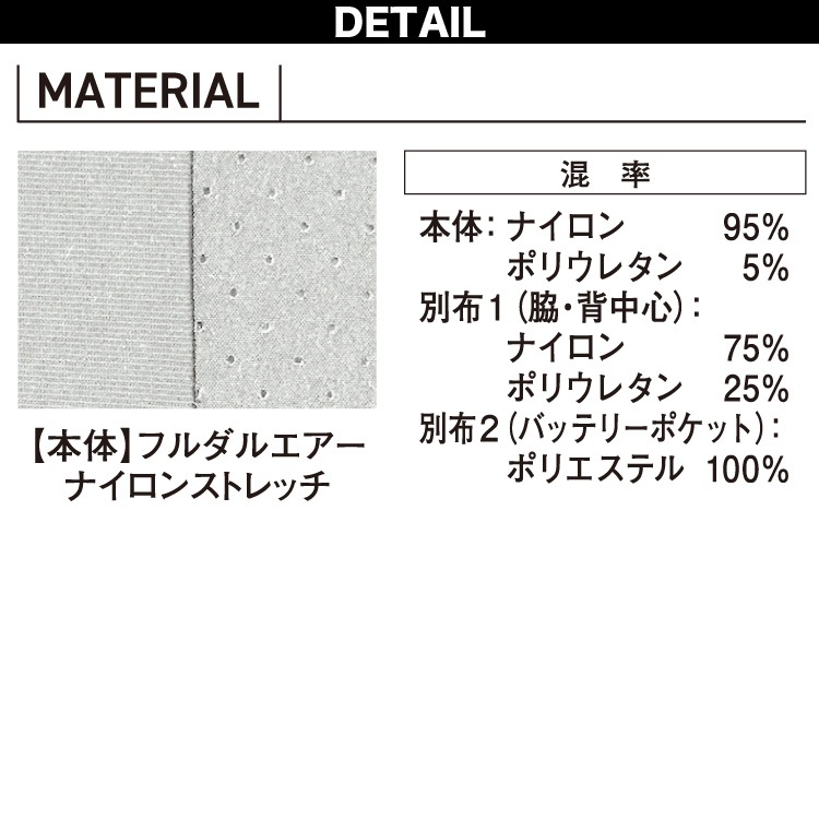 アイズフロンティア 冷却ペルチェ専用ワークベスト ペルチェデバイス（タイプ4）モバイルバッテリー セット 106/PS101/90018 I'Z FRONTIER 