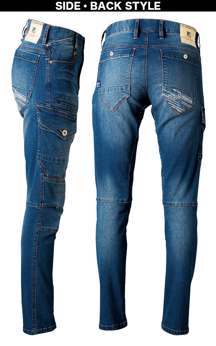 希少 I'Z FRONTIER 5432 ストレッチ デニムパンツ 2本 W76 希少 I'Z FRONTIER 5432 ストレッチ デニムパンツ 2本 W76 - メルカリ