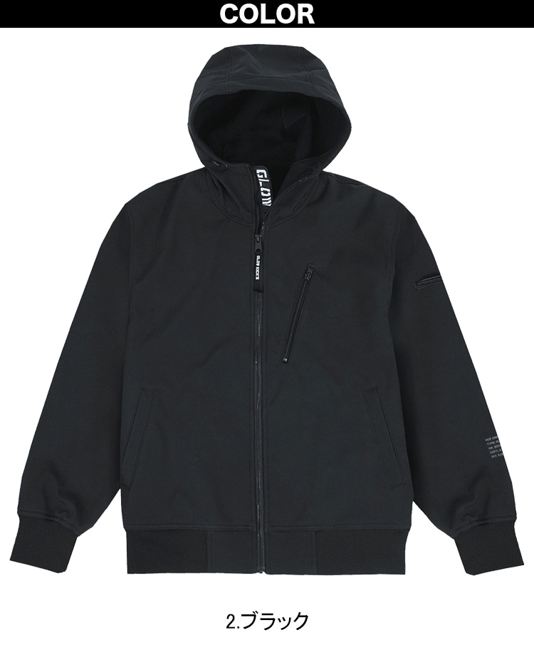 ケイゾック K-ZOC ボンディング長袖パーカー GKW-2090 軽防寒