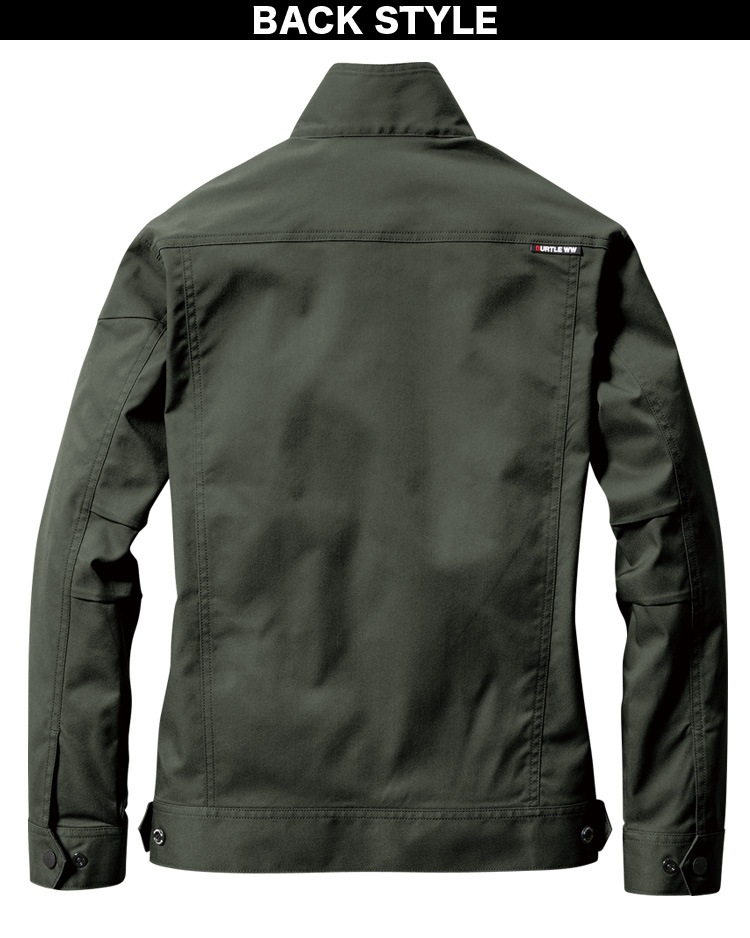 【BURTLE】ジャケット（ユニセックス）6211 バートル SDGs対応 帯電防止 ストレッチ 春夏 薄地 作業服 作業着 リサイクル素材 メンズ レディース ユニフォーム