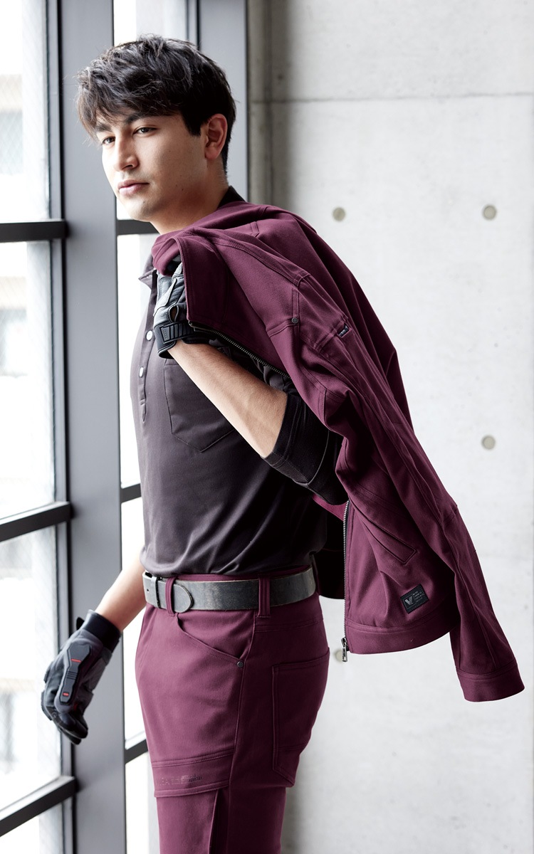 村上被服 ストレッチジャケット 3803 M~5L 作業服 作業着 消臭テープ カーボンピーチ加工 オールシーズン 2022年 秋冬 新作 おしゃれ かっこいい メンズ VILEA