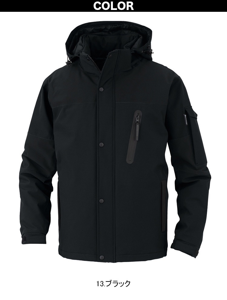 コーコス ストレッチ透湿防水防寒ジャケット DR-6800 大きいサイズ 3XL CO-COS 防水 透湿 防風 保温性 反射 撥水加工 ストレッチ ポリエステル 止水ファスナー ワーク ユニフォーム 作業服 作業着 