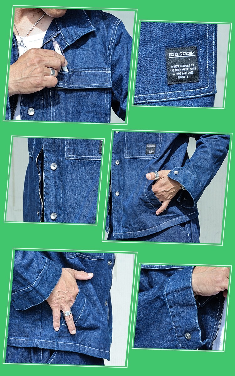 2024年秋冬新作 クロダルマ D.GROW DG430 秋冬用 長袖ジャンパー 綿100% 耐久性 キャンバス生地 男女兼用 企業 法人 工場 外作業 ワークユニフォーム 土木 工事 現場 M~4L メンズ ユニセックス 作業服 作業着