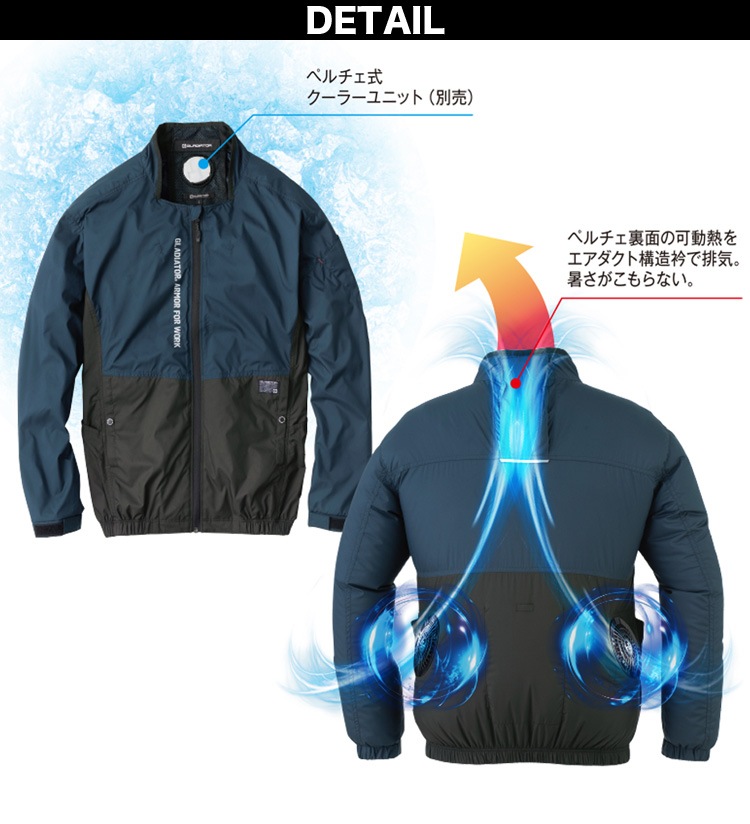 2024年新商品 空調風神服 コーコス ボルトクール ペルチェベスト GL-4029/GP-834/GFB-862/GF-886 ペルチェ/ファン/モバイルバッテリーフルセット 電動ファン用