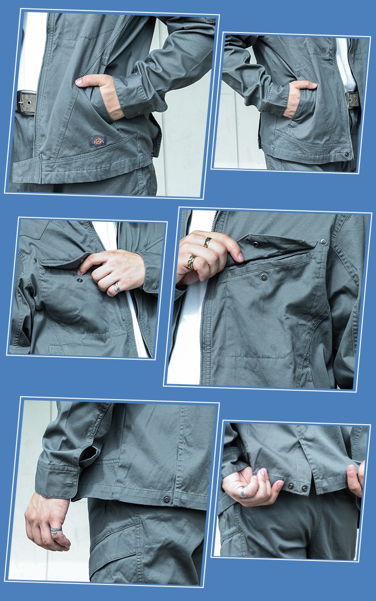 ディッキーズ Dickies ストレッチヘリンボーンジャケット D-2910 長袖