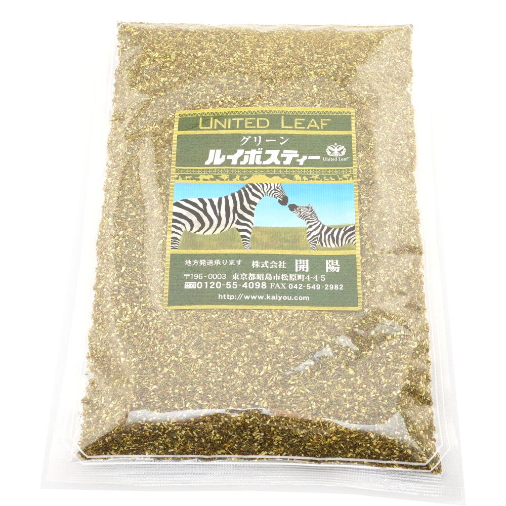 グリーンルイボスティーリーフ（非発酵茶） 茶葉420g　オーガニック