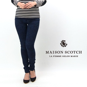 【OUTLET】MAISON SCOTCH メゾンスコッチ レディース ペイズリー柄スキニーパンツ［SL85710-32］ 【FW】【返品交換不可】