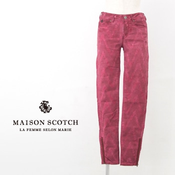 【OUTLET】MAISON SCOTCH メゾンスコッチ レディース VELVET UNDE スキニーパンツ［SL85738-32］ 【FW】【返品交換不可】