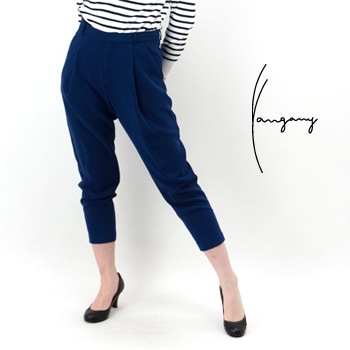 【OUTLET】yangany ヤンガニー レディース リラックスタックパンツ［F-5420］【SS】【返品交換不可】