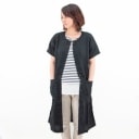 【OUTLET】miusa ミューザ レディース ブラックリネンワンピース［NMSU1021LP］【SS】【返品交換不可】|レディース-トップス|サマーセール2016