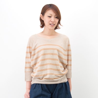 【OUTLET】SOIL ソイル レディース ドルマンスリーブ ニットプルオーバー［GNSL1432］【SS】【返品交換不可】