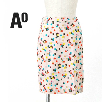【OUTLET】american outfitters アメリカンアウトフィッターズ レディース ランダムドット柄スカート［2521-3205-1］【SS】【返品交換不可】