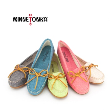 【SALE 40%OFF】MINNETONKA ミネトンカ レディース キャンバスモック モカシン［231/239/235/230/236］【SS】【返品交換不可】