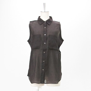 【OUTLET】SOIL ソイル レディース シルク ノースリーブシャツ［NSL1422］【SS】【返品交換不可】
