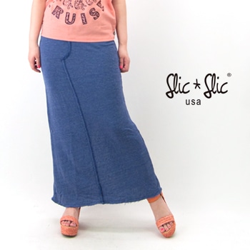 【OUTLET】Slic Slic スリックスリック レディース FRENCH TERRY MAXI SKIRT［171423］【SS】【返品交換不可】