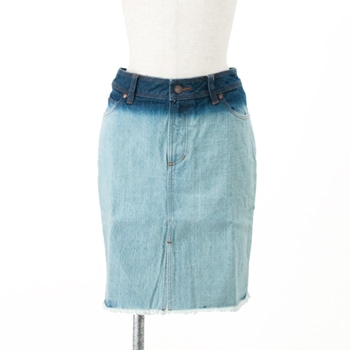 【OUTLET】Slic Slic スリックスリック レディース グラデーション デニムスカート［171406］【SS】【返品交換不可】