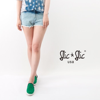 【OUTLET】Slic Slic スリックスリック レディース グラデーション デニムショートパンツ［171405］【SS】【返品交換不可】