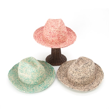 【OUTLET】Soeur スール ミックスカラー ラフィアハット［2552-1208-1/2552-1207-1/2552-1206-1］【SS】【返品交換不可】