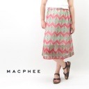 【OUTLET】TOMORROWLAND MACPHEE マカフィー レディース シルク プリントスカート［12-05-52-05438HN］【SS】【返品交換不可】|MACPHEE-LADYS&KI