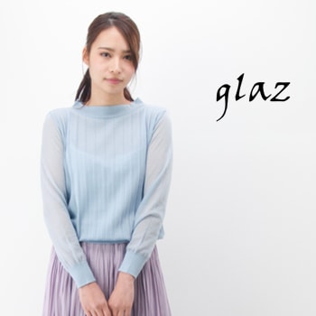 【SALE 50%OFF】glaz グラズ レディース リブニット ハイネックプルオーバー［gz-71303］【SS】【返品交換不可】