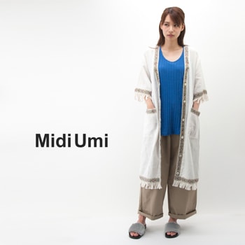 【SALE 50%OFF】Midi Umi ミディウミ レディース エスニックガウンワンピース［2-753359］【SS】【返品交換不可】