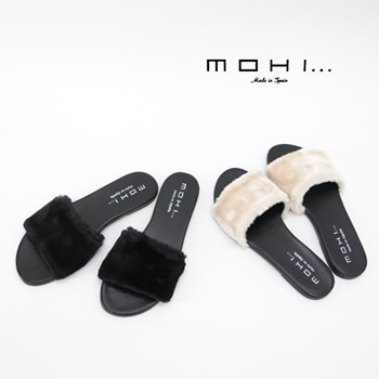【SALE 30%OFF】MOHI モヒ レディース フラット ファーサンダル［19479］【FW】【返品交換不可】
