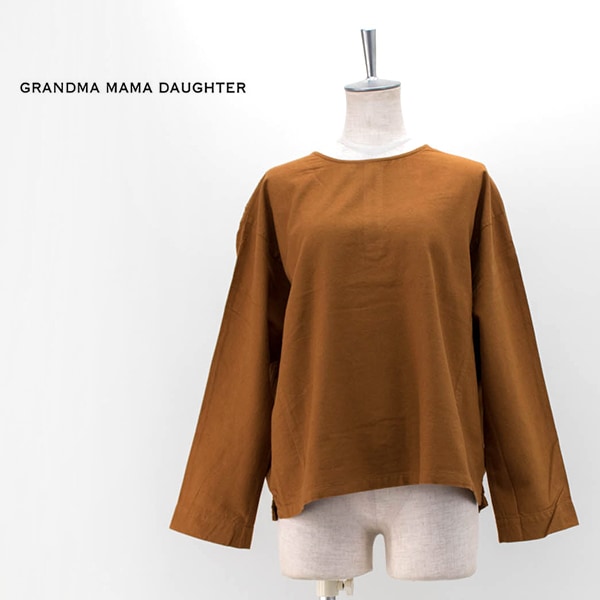 【SALE 40%OFF】GRANDMA MAMA DAUGHTER グランマ ママ ドーター レディース フランネルプルオーバー［GS2032801］【FW】【返品交換不可】