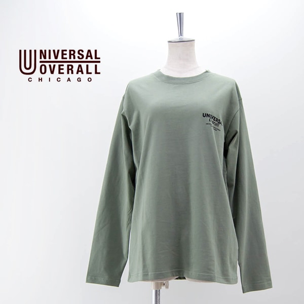 UNIVERSAL OVERALL ユニバーサルオーバーオール ユニセックス ロングスリーブカットソー［U2113220-A］【SS】