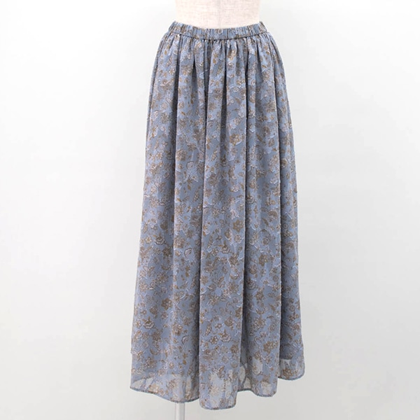 【SALE 50%OFF】fairnark フェアナーク レディース フラワープリントスカート［U-2121］【2021SS】【返品交換不可】