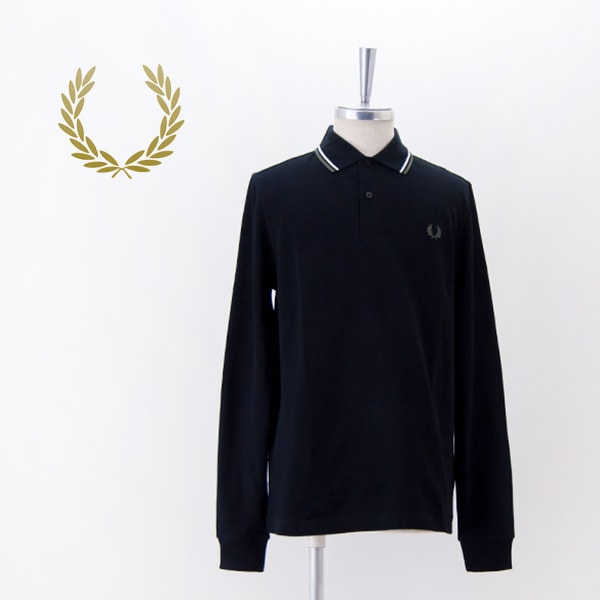 FRED PERRY フレッドペリー メンズ ツインティップド ロングスリーブシャツ［M3636］【BASIC】