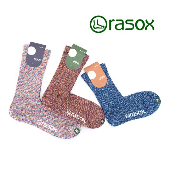 rasox ラソックス スプラッシュ コットンソックス［CA060LC35］【BASIC】