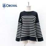 【SOLDOUT】ORCIVAL オーシバル レディース クルーネックニット プルオーバー［OR-D0009CRA］【BASIC】