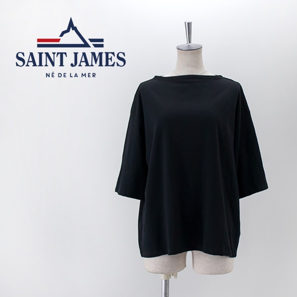 SAINT JAMES セントジェームス レディース 薄手ルーズドロップTシャツ［20JC8733LEGU/21JC8733LEGU］【2022SS】