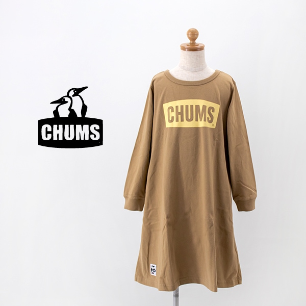 CHUMS チャムス キッズ Kid's CHUMS Logo L/S T-Dress［CH21-1253］【2022FW】