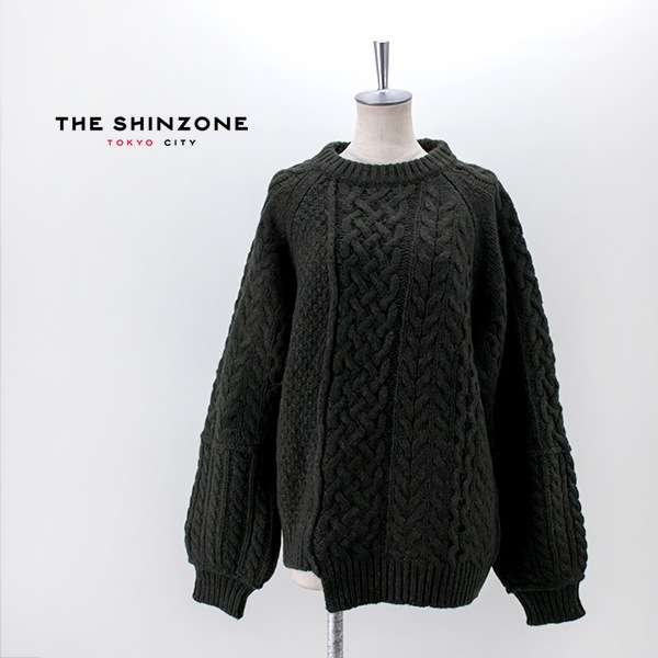 THE SHINZONE(シンゾーン) リンクケーブルウールニット