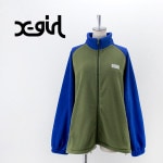 X-girl エックスガール ラグランフリース ジャケット［105224021007］【2022FW】|X-girl-LADYS & KIDS