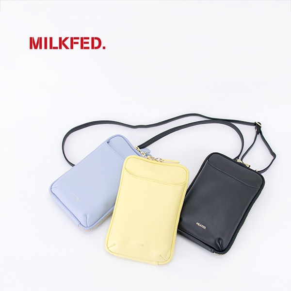MILKFED. ミルクフェド ストラップ マルチケース［103223054003］【2022FW】
