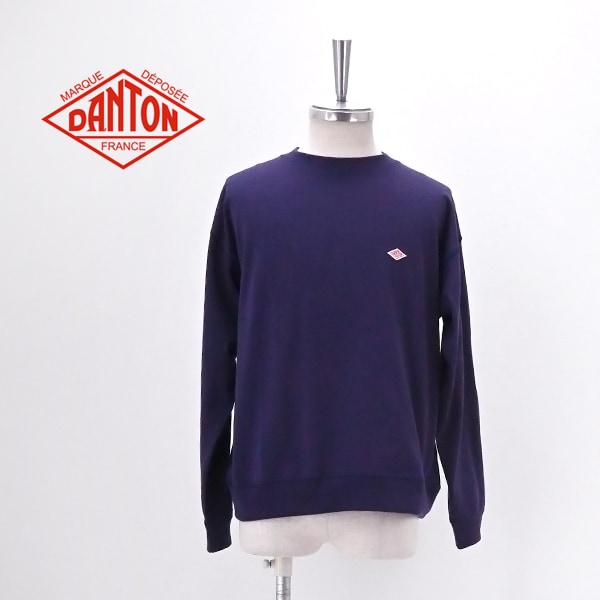 DANTON ダントン メンズ スウェットライク ロングスリーブTシャツ［DT-C0204TCB］【BASIC】