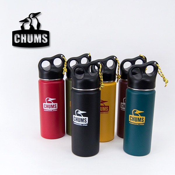 チャムス (CHUMS) キャンパーステンレスボトル 水筒 モス 550ml CH62-1391-M008-00