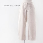 【SALE 50%OFF】GRANDMA MAMA DAUGHTER グランマ ママ ドーター レディース サイドタックバルーンパンツ［GP2333751］【2023FW】【返品交換不可】|GRAND