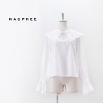 TOMORROWLAND MACPHEE マカフィー レディース コットンリヨセルレース ビックカラーブラウス［12-01-34-01303］【2023FW】|MACPHEE-LADYS&KIDS