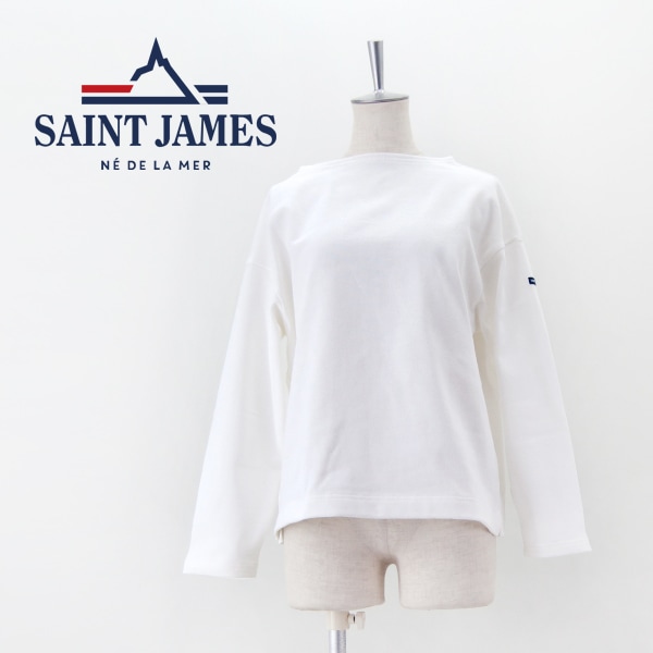 SAINT JAMES セントジェームス レディース 長袖ドロップショルダー SOLID［20JC OUE.LOOSE U］【BASIC】