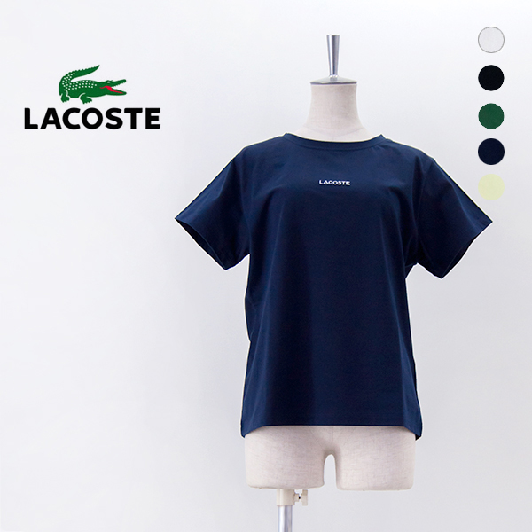 LACOSTE ラコステ レディース コンパクトブランドネームロゴTシャツ［TF006J-99］【BASIC】