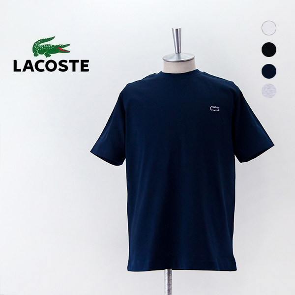 LACOSTE ラコステ メンズ アウトラインクロッククルーネックTシャツ［TH5582-99］【BASIC】