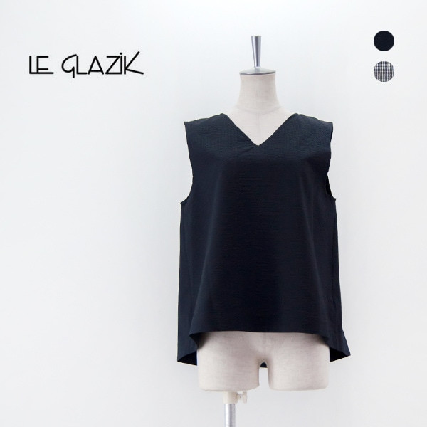 SOLDOUT】Le glazik ル グラジック レディース Vネックスリーブ
