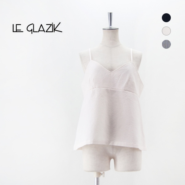 【SALE 40%OFF】Le glazik ル グラジック レディース キャミソール［LG-B0254PCS］【2024SS】【返品交換不可】