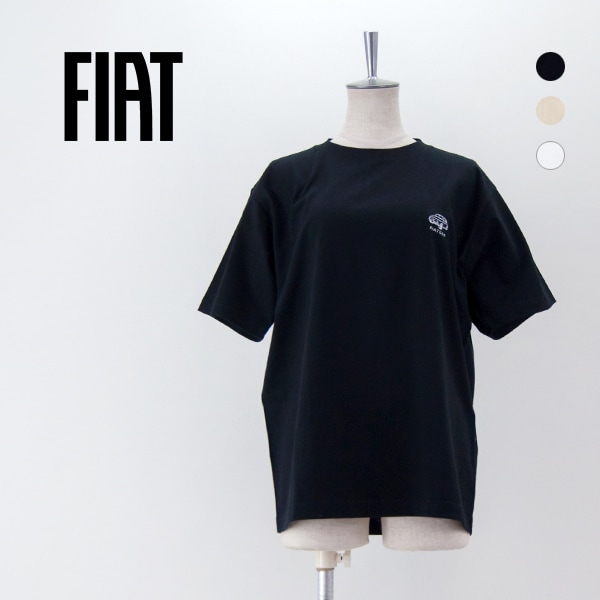 【SOLDOUT】FIAT フィアット ユニセックス フィアット500 刺繍Tシャツ［2301FT01-53］【2024SS】