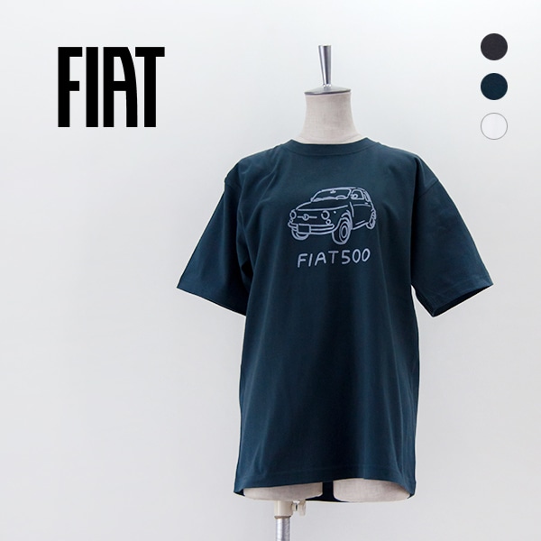 【SOLDOUT】FIAT フィアット ユニセックス フィアット500 プリントTシャツ［2301FT01-52］【2024SS】