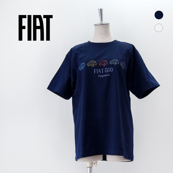 【SOLDOUT】FIAT フィアット ユニセックス フィアット500 マルチプリントTシャツ［2301FT01-56］【2024SS】